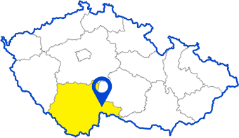 mapa Obec Horní Pěna