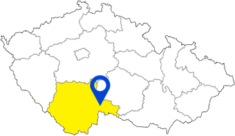 mapa Obec Horní Pěna